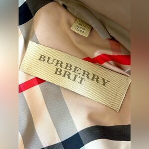Burberry Brit light coat Raccoon Hood like new